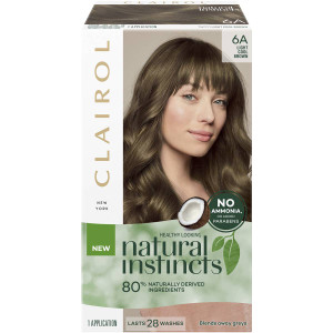 3 PACK OF Clairol Natural Instincts 6a Light Cool Brown