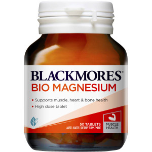 3 PACK OF Blackmores Bio Magnesium 50 pack