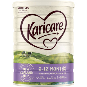 3 PACK OF Karicare Follow-on Formula Stage 2 6-12 Months 900g