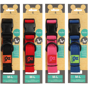 3 PACK OF Rufus & Coco Accessory Airmesh Collar Medium/ Large