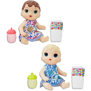 3 PACK OF Hasbro Baby Alive Doll Lil Sips Baby Assorted