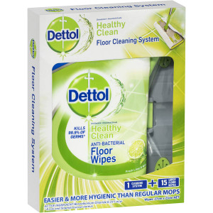 3 PACK OF Dettol Antibacterial Floor Cleaning System