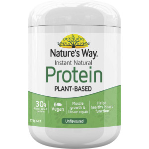 3 PACK OF Nature's Way Protein Powder Instant Natural 375g