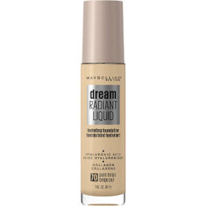 3 PACK OF Maybelline Dream Radiant Liquid Foundation Pure Beige 30ml
