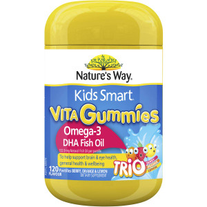 Nature's Way Kids Smart Kids Smart Vita Gummies Omega 120 pack