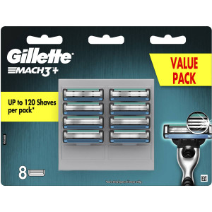 Gillette Mach3+ Blades 8 pack