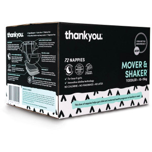 3 PACK OF Thankyou. Jumbo Nappies Toddler 10-15kg 72ea