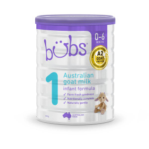 3 PACK OF Bubs Goat Infant Formula Stage 1 800g