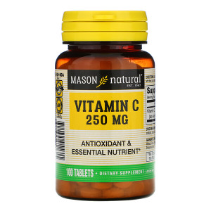 <img alt="Mason Natural, Vitamin C, 250 mg, 100 Tablets" title="Mason Natural, Vitamin C, 250 mg, 100 Tablets,311845051615"