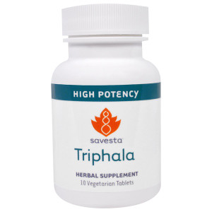 Savesta, Triphala, 10 Vegetarian Tablets