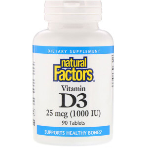 <img alt="Natural Factors, Vitamin D3, 1000 IU, 90 Tablets" title="Natural Factors, Vitamin D3, 1000 IU, 90 Tablets,068958010502"