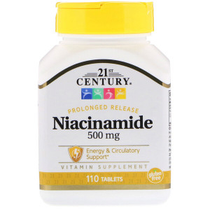 <img alt="21st Century, Niacinamide, 500 mg, 110 Tablets" title="21st Century, Niacinamide, 500 mg, 110 Tablets,740985225509"