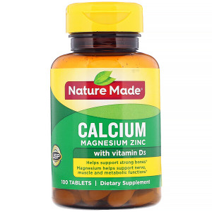 <img alt="Nature Made, Calcium Magnesium  Zinc with Vitamin D3, 100 Tablets" title="Nature Made, Calcium Magnesium  Zinc with Vitamin D3, 100 Tablets,031604014704"