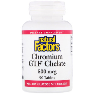 <img alt="Natural Factors, Chromium GTF Chelate, 500 mcg, 90 Tablets" title="Natural Factors, Chromium GTF Chelate, 500 mcg, 90 Tablets,068958016306"