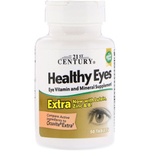 21st Century, Healthy Eyes Extra, 50 Tablets