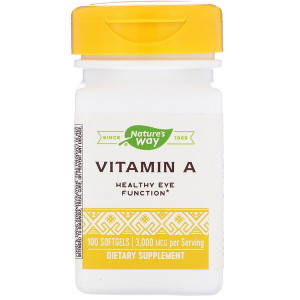 <img alt="Natures Way, Vitamin A, 10,000 IU, 100 Softgels" title="Natures Way, Vitamin A, 10,000 IU, 100 Softgels,033674401101"