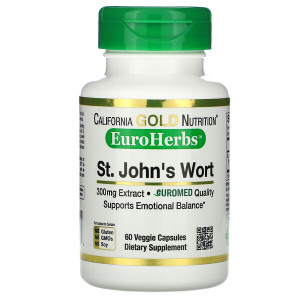 <img alt="California Gold Nutrition, St. Johns Wort Extract, EuroHerbs, European Quality, 300 mg,  60 Veggie Caps" title="California Gold Nutrition, St. Johns Wort Extract, EuroHerbs, European Quality, 300 mg,  60 Veggie Caps,898220011179"