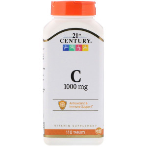 <img alt="21st Century, Vitamin C , 1000 mg , 110 Tablets" title="21st Century, Vitamin C , 1000 mg , 110 Tablets,740985224335"