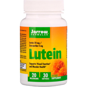 <img alt="Jarrow Formulas, Lutein, 20 mg, 30 Softgels" title="Jarrow Formulas, Lutein, 20 mg, 30 Softgels,790011120247"