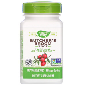 <img alt="Natures Way, Butchers Broom, 470 mg, 100 Vegetarian Capsules" title="Natures Way, Butchers Broom, 470 mg, 100 Vegetarian Capsules,033674112502"