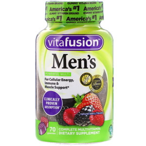 <img alt="VitaFusion, Mens Complete Multivitamin, Natural Berry Flavors, 70 Gummies" title="VitaFusion, Mens Complete Multivitamin, Natural Berry Flavors, 70 Gummies,027917022611"