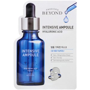 3 PACK of Beyond, Intensive Ampoule, Hyaluronic Acid Mask, 1 Mask