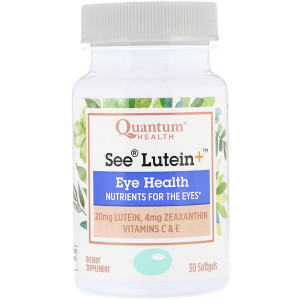<img alt="Quantum Health, See Lutein+, Eye Health, 30 Softgels" title="Quantum Health, See Lutein+, Eye Health, 30 Softgels,046985322898"