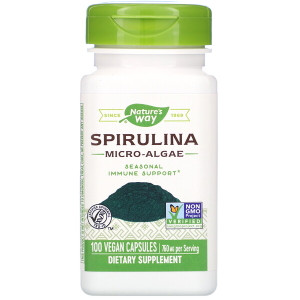 <img alt="Natures Way, Spirulina Micro-Algae, 380 mg, 100 Vegetarian Capsules" title="Natures Way, Spirulina Micro-Algae, 380 mg, 100 Vegetarian Capsules,033674172001"