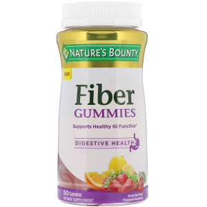 <img alt="Natures Bounty, Fiber Gummies, Assorted Fruit Flavors, 50 Gummies" title="Natures Bounty, Fiber Gummies, Assorted Fruit Flavors, 50 Gummies,074312793363"