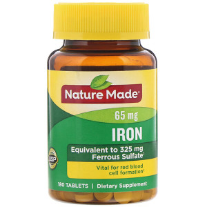 <img alt="Nature Made, Iron, 65 mg, 180 Tablets" title="Nature Made, Iron, 65 mg, 180 Tablets,031604026127"