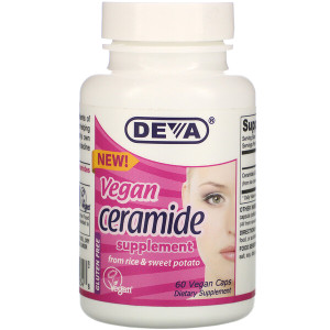 <img alt="Deva, Vegan, Ceramide, Skin Support, 60 Tablets" title="Deva, Vegan, Ceramide, Skin Support, 60 Tablets,895634000348"