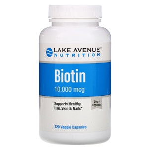 <img alt="Lake Avenue Nutrition, Biotin, 10,000 mcg, 120 Veggie Capsules" title="Lake Avenue Nutrition, Biotin, 10,000 mcg, 120 Veggie Capsules,898220017140"