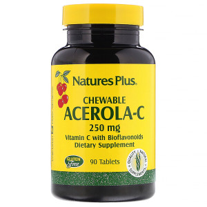 <img alt="Natures Plus, Acerola-C, Chewable, 250 mg, 90 Tablets" title="Natures Plus, Acerola-C, Chewable, 250 mg, 90 Tablets,097467024502"