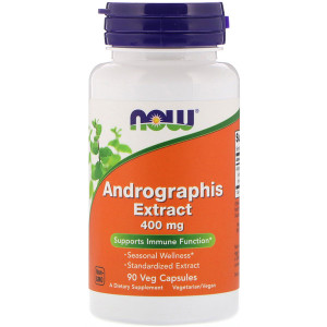 <img alt="Now Foods, Andrographis Extract, 400 mg, 90 Veg Capsules" title="Now Foods, Andrographis Extract, 400 mg, 90 Veg Capsules,733739045911"