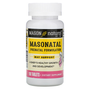 <img alt="Mason Natural, MasoNatal Multivitamin / Multimineral Supplement, 100 Tablets" title="Mason Natural, MasoNatal Multivitamin / Multimineral Supplement, 100 Tablets,311845127914"