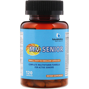 <img alt="FutureBiotics, M.V. Senior Complete Multivitamin Formula, 120 Capsules" title="FutureBiotics, M.V. Senior Complete Multivitamin Formula, 120 Capsules,049479007301"