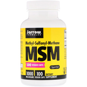 <img alt="Jarrow Formulas, MSM, 1,000 mg, 100 Veggie Caps" title="Jarrow Formulas, MSM, 1,000 mg, 100 Veggie Caps,790011190110"
