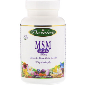 <img alt="Paradise Herbs, MSM, OptiMSM, 1,000 mg, 90 Vegetarian Capsules" title="Paradise Herbs, MSM, OptiMSM, 1,000 mg, 90 Vegetarian Capsules,601944777500"