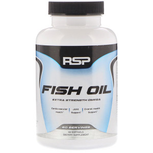 RSP Nutrition, Fish Oil, Extra Strength Omega, 60 Softgels