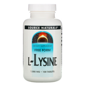 <img alt="Source Naturals, L-Lysine, 1,000 mg, 100 Tablets" title="Source Naturals, L-Lysine, 1,000 mg, 100 Tablets,021078001423"