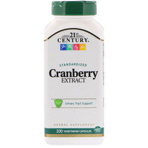 <img alt="21st Century, Cranberry Extract, Standardized, 200 Vegetarian Capsules" title="21st Century, Cranberry Extract, Standardized, 200 Vegetarian Capsules,740985229064"