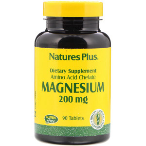 <img alt="Natures Plus, Magnesium, 200 mg, 90 Tablets" title="Natures Plus, Magnesium, 200 mg, 90 Tablets,097467033504"