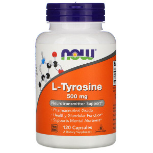 <img alt="Now Foods, L-Tyrosine, 500 mg, 120 Capsules" title="Now Foods, L-Tyrosine, 500 mg, 120 Capsules,733739001627"