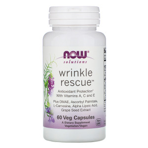 <img alt="Now Foods, Solutions, Wrinkle Rescue, 60 Veg Capsules" title="Now Foods, Solutions, Wrinkle Rescue, 60 Veg Capsules,733739033673"