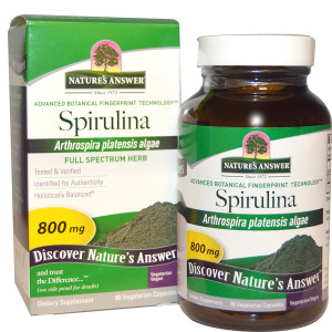 <img alt="Natures Answer, Spirulina, 800 mg, 90 Vegetarian Capsules" title="Natures Answer, Spirulina, 800 mg, 90 Vegetarian Capsules,083000163388"