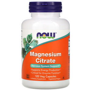 <img alt="Now Foods, Magnesium Citrate, 120 Veg Capsules" title="Now Foods, Magnesium Citrate, 120 Veg Capsules,733739012944"