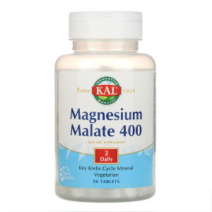 <img alt="KAL, Magnesium Malate 400, 90 Tablets" title="KAL, Magnesium Malate 400, 90 Tablets,021245813095"