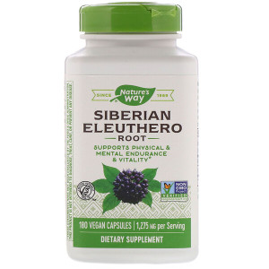 <img alt="Natures Way, Siberian Eleuthero, Root, 1,275 mg, 180 Vegan Capsules" title="Natures Way, Siberian Eleuthero, Root, 1,275 mg, 180 Vegan Capsules,033674135082"