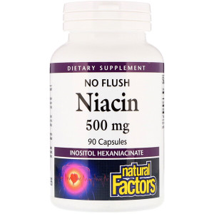 <img alt="Natural Factors, No Flush Niacin, 500 mg, 90 Capsules" title="Natural Factors, No Flush Niacin, 500 mg, 90 Capsules,068958012230"