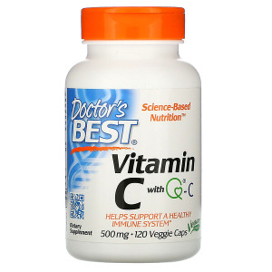 <img alt="Doctors Best, Vitamin C with Quali-C, 500 mg, 120 Veggie Caps" title="Doctors Best, Vitamin C with Quali-C, 500 mg, 120 Veggie Caps,753950002562"